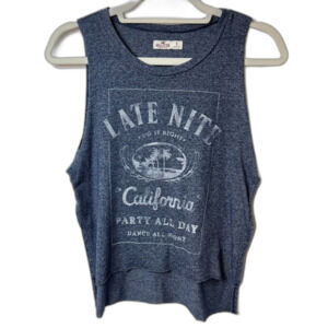 Hollister Tank Blue Size S